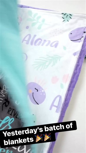 The softest and snuggliest blankets around 💕We source the best minky to make our blankets with. It loves to be washed and cleans up beautifully in the washing machine - a must for life with kids 😄 #personalisednameblanket #blanket #nameblanket | Made Just 4 U