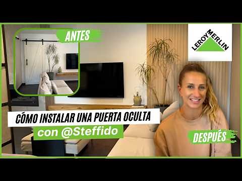 Cómo instalar una puerta oculta con ‪@STEFFIDO‬ | LEROY MERLIN