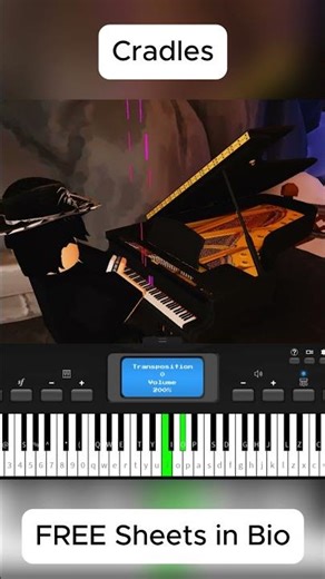 Sub Urban - Cradles | Roblox Piano 🔥 #piano #pianoshorts #roblox #shorts #shortvideo