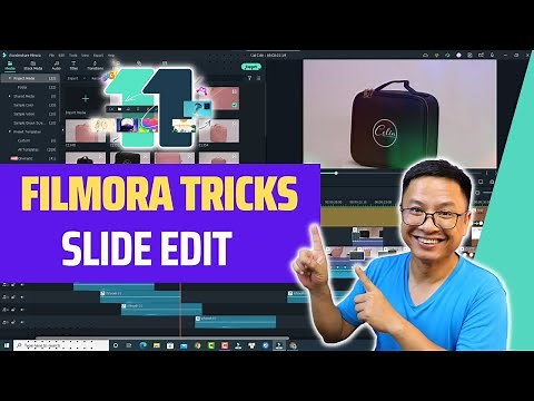 Filmora 11 SLIDE EDIT Tutorial For Beginners