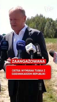 "You’re nitpicking." Tusk clashes with Republika journalist