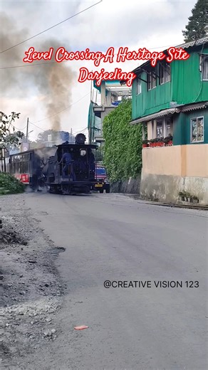 Level Crossing A Heritage Site Darjeeling Steam Toy Train #steam #train #darjeeling #railway #dhr