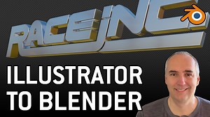 From Adobe Illustrator to Blender