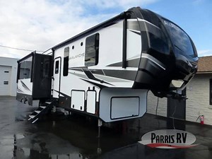 Looking for a new RV? Don't worry, we can help! The Keystone RV Avalanche 312RS features a fireplace, a kitchen island, and a private bedroom. Shop online here: https://bit.ly/2yrw8rr | Parris RV | Facebook