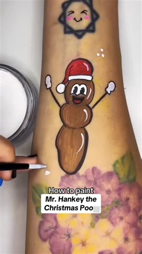 Carolina The Doodler ✏️ on Instagram: "Howdy Ho! It’s Mr.Hankey the Christmas Poo! 🎄💩 Sorry folks, I’m from the 90’s 🤷‍♀️ #mrhankey #christmas #southpark #poop #howdy #90snostalgia"