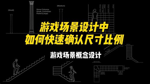 游戏场景设计中如何快速确认尺寸比例