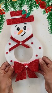 88K views · 798 reactions | handmade snowman door hanging decoration ideas | My Arts & Crafts | Facebook