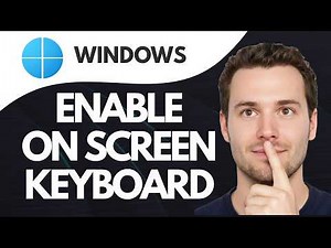 How to Enable On Screen Keyboard in Windows 11
