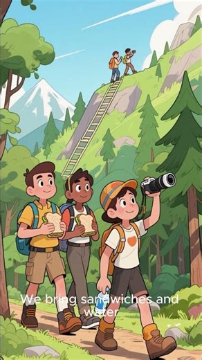 My Friends in English | English Listening Practice (A1–A2)