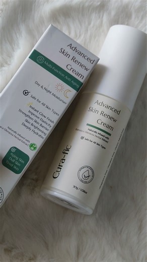 Cura-fic Malaysia Advanced Skin Renew Cream Review | Malaysian skincare | #curafic Best night cream