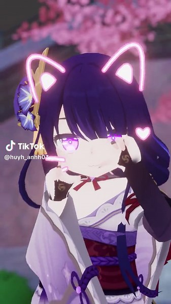 Adorable Moments with Raiden Shogun in Genshin Impact