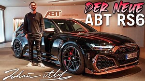 Der neue 800 PS ABT RS6 Johann Abt Signature Edition ist da. Nach intensiver Entwicklung und zahlreichen Tests ist er nun bereit für die Straße. Der RS6 ist streng limitiert auf 64 Stück - eine Hommage an meinen Ur-Ur-Großvater Johann Abt, der 1896 die Geschichte unserer Firma und unserer Familie begonnen hat und 64 Jahre alt wurde. 💥 | Daniel Abt