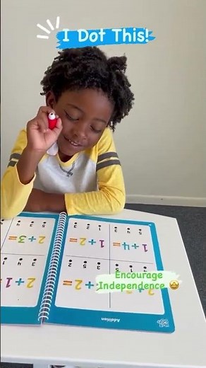 Kids build Independence and Confidence using Hot Dots! | Educational Fun For Kids