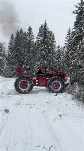 Old log skidder #detroitdiesel #timberjack #skidder #shortvideo