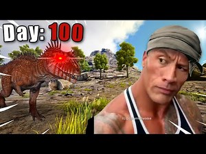 I literally Spent 100 DAYS in ARK: Survival Evolved!!!