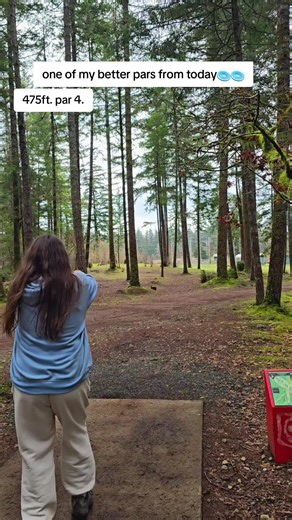 a good par from the round this morning🥏🥏 hole 18. 475ft. par 4. #fyp #discgolf #par #discgolflife #discgolfnation