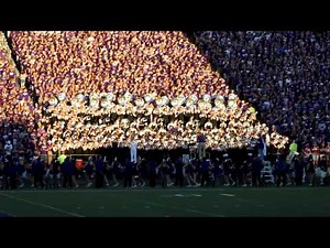 K-State band plays "Wabash Cannonball"