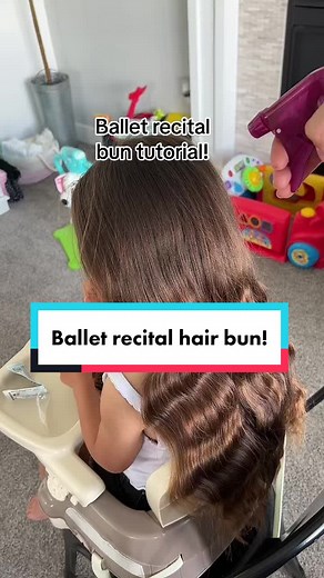 Ballet Recital Hair Bun Tutorial