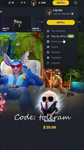 Working Farmskins code! #caseopening #code #cs2 #csgo #farmskins #money