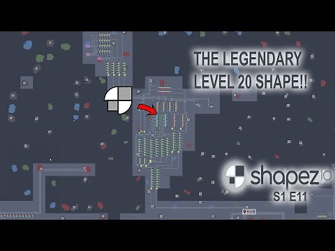 Making the legendary Shapes.io Logo!! (Level 20 Completed) | Let's Play - Shapez io S1 E11