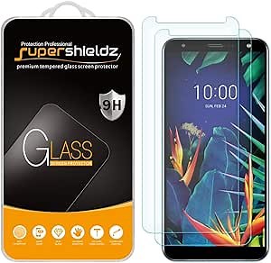 Amazon.com: Supershieldz (2 Pack) Designed for LG K40 Tempered Glass Screen Protector, Anti Scratch, Bubble Free : Cell Phones & Accessories
