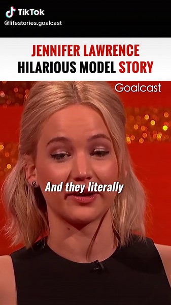 Jennifer Lawrence shares her experience of being a model. #jenniferlawrence #model #real