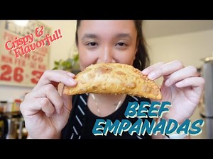 Crispy Homemade Beef Empanadas Recipe | Easy Fried Latin Pastries | Delicious Spanish Appetizer