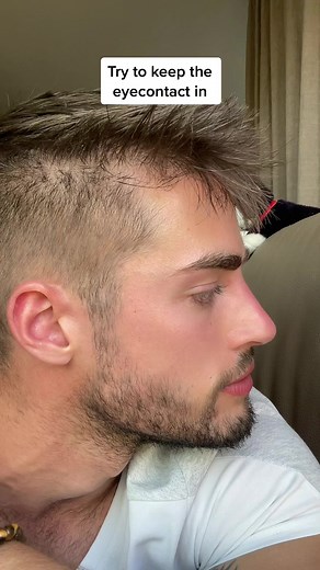 Struggling to Keep Eye Contact Challenge on TikTok