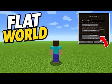 How To Make a Flat World in Minecraft Java