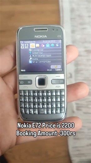 Nostalgia Gadgets on Instagram: "Nokia E72 With box charger and all accessories for sale in Stock"