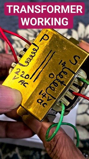 Transformer working | working of transformer | Transformer class12th #shorts #shortsfeed