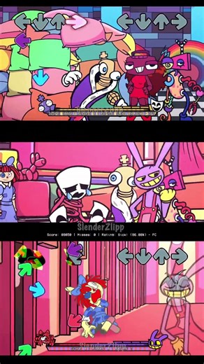 Jaxxx!!! Jax pushes Gangle - Vs Ragatha TADC Mod - Friday Night Funkin' Game