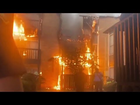 Woman says SW Houston apartment fire is second fire she has endured