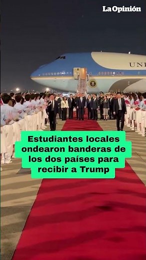 Trump aterriza en China bajo la sombra de la guerra / La Opinión