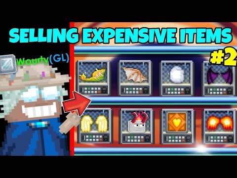 SELLING MY EXPENSIVE ITEMS #2 (TONS PROFIT!) | Growtopia