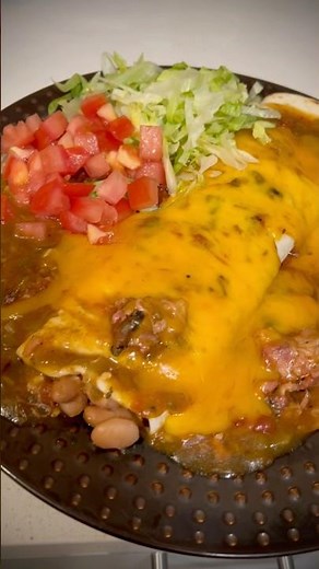 A Taste Of Colorado 🏔️ Pueblo Green Chile Smothered Burritos! 🙌 #greenchilli #recipes #cooking
