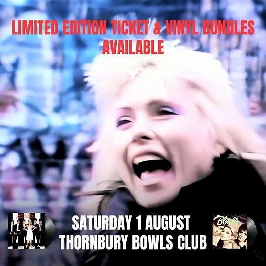 The Songs Of Blondie Live at Thornbury Bowls Club | 1 August 2026