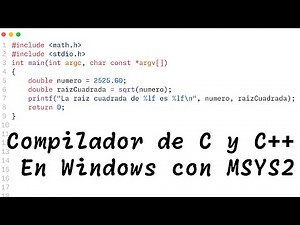 Instalar compilador de C y C++ en Windows