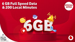 Now enjoy 6 GB full-speed data & 128 Kbps endless internet with the new Combo QR 40! Recharge with select Combo recharges to get extra Night Data between 10 PM to 4 AM, extra local minutes & endless internet, all valid for 30 days. This special offer is valid till 25 February 2025. Learn more: www.vodafone.qa/recharge #VodafoneQatar استمتع الآن بـ 6 جيجابايت بالسرعة الكاملة وإنترنت غير محدود بسرعة 128 كيلوبت في الثانية مع باقة كومبو الجديدة بقيمة 40 ر.ق! قم بتعبئة رصيدك باستخدام باقات كومبو المخ