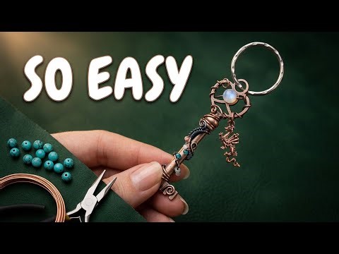 Vintage Style Beaded Keychains That Are Surprisingly Simple