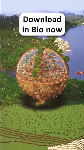 sphere house 🏡 #Minecraft#MinecraftGameplay#MinecraftBuilds#MinecraftSurvival#MinecraftAdventure