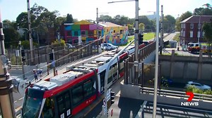 11K views · 73 reactions | Moore Park: A Sydney tram has been involved in a crash. These pictures just in show the light rail derailed at Moore Park. Witnesses say there was a minor collision with a car and there are no injuries, but South Dowling Street has been blocked in both directions between Cleveland and Flinders Streets. www.7NEWS.com.au #MoorePark #7NEWS | 7NEWS Sydney | Facebook