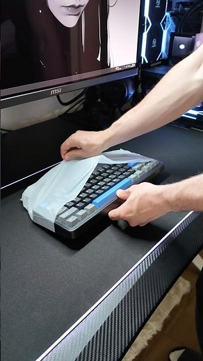 🔊⌨️ Unboxing and sound testing the Epomaker HE65 MAG mechanical gaming keyboard. #keyboard