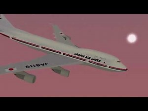 Japan Airlines Flight 123 (Roblox Crash Animation)