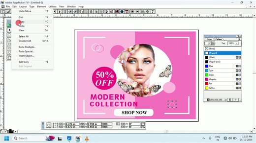 How To Easy To Design A Creative Poster in Pagemaker 7.0 #design #pagemaker #graphicdesign | Shiv Gutam