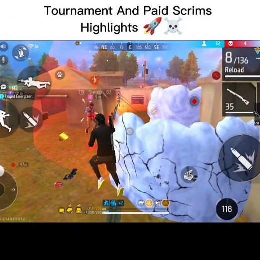 Tournament And Paid Scrims Highlights 🚀☠️ Free Fire