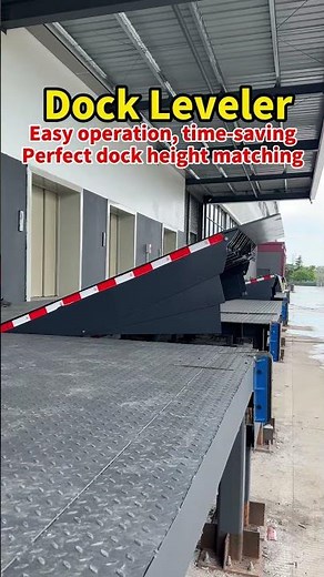 Hydraulic Dock Leveler Loading Test、10T Dock Leveler in Action #dockleveler #hydraulicdockleveler