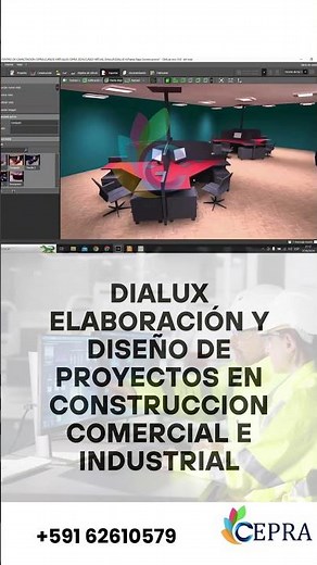DIALUX ELABORACIÓN Y DISEÑO DE PROYECTOS EN CONSTRUCCION COMERCIAL E INDUSTRIAL #ingenieria