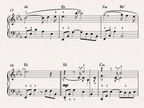 The John Dunbar Theme (John Barry) - Dances With Wolves - Piano Solo