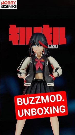 Kill La Kill BUZZmod! Ryuko Matoi Action Figure Quick Unboxing!